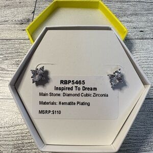 Inspired To Dream Star Earrings with Cubic Zirconia